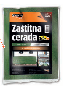 TEXO CERADA 3X5, 15M2